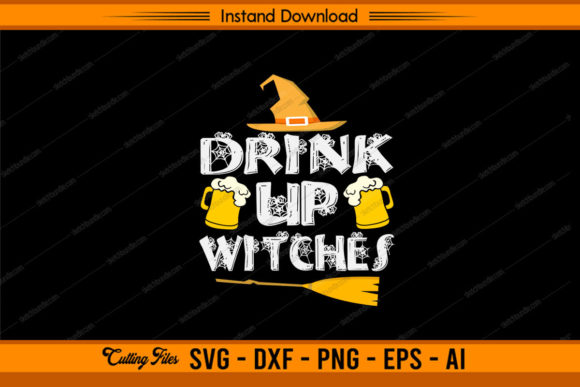 Drink Up Witches - Funny Halloween Embroidery Review