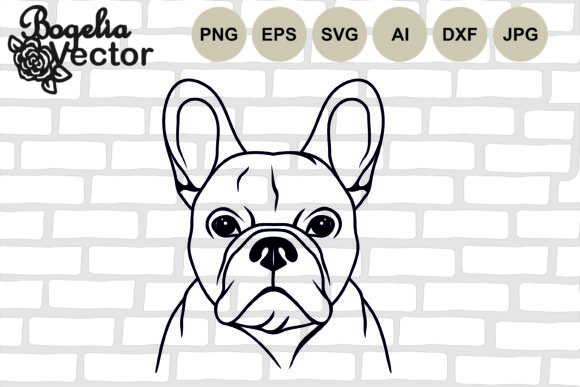 French Bulldog Graphics for Crafts and Creative Projects