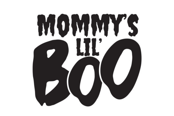 Halloween Mommy s Lil Boo SVG Graphics for Crafts