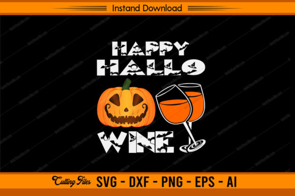 Happy Hallowine Funny Halloween: A Designer's Review of Graphics for Crafts