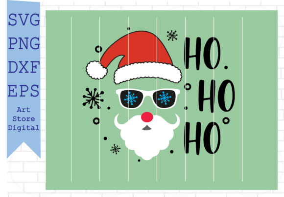Holiday Graphics Review: Ho Ho Ho Santa Svg Files for Crafts