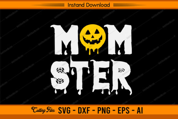 Mom Ster Funny Halloween Graphics for Crafts