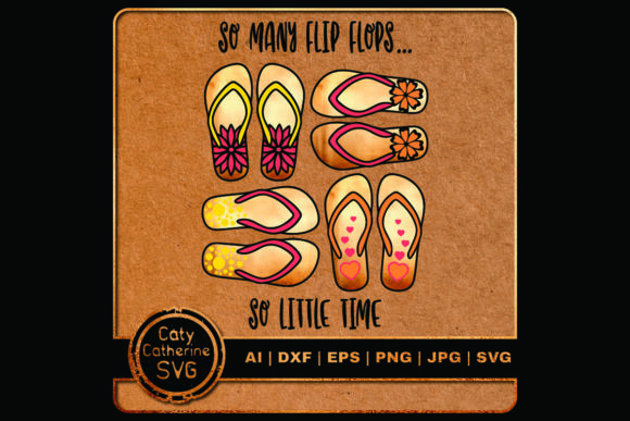 So Many Flip Flops so Little Time: A Graphic Design Review for Crafts