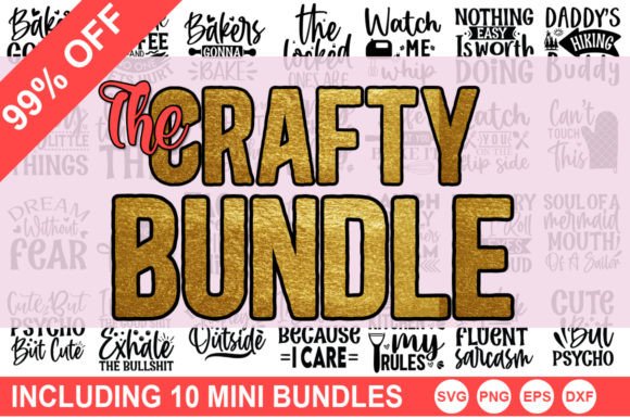 The Crafty Bundle: Graphics for Crafts and Branding