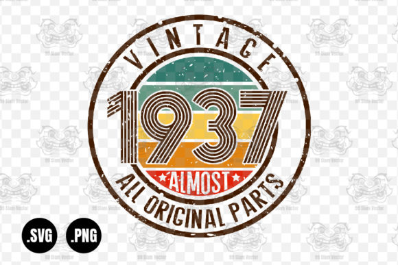 Vintage 1937 Almost All Original Parts Graphics for Crafts