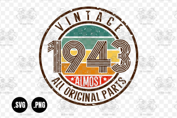 Vintage 1943 Almost All Original Parts Graphics for Crafts