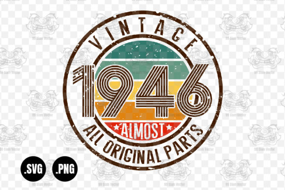 Vintage 1946 Almost All Original Parts Graphics for Crafts