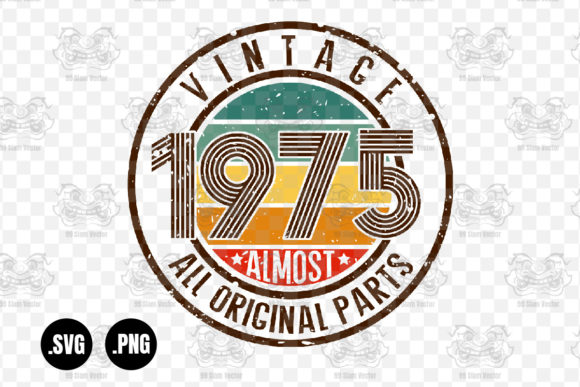 Vintage 1975 Almost All Original Parts Graphics for Crafts