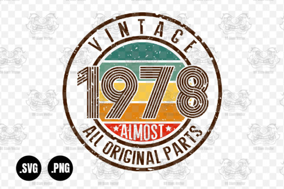 Vintage 1978 Almost All Original Parts Graphics for Crafts