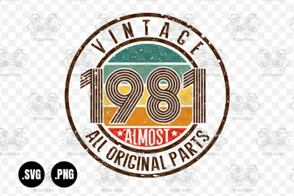 Vintage 1981 Almost All Original Parts Graphics for Crafts