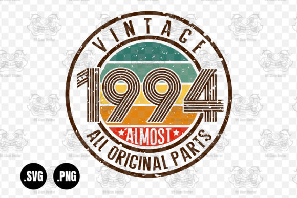 Vintage 1994 Almost All Original Parts Graphics for Crafts